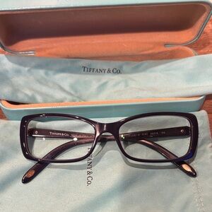 Tiffany & Co. Glossy Navy Blue Women's Glasses